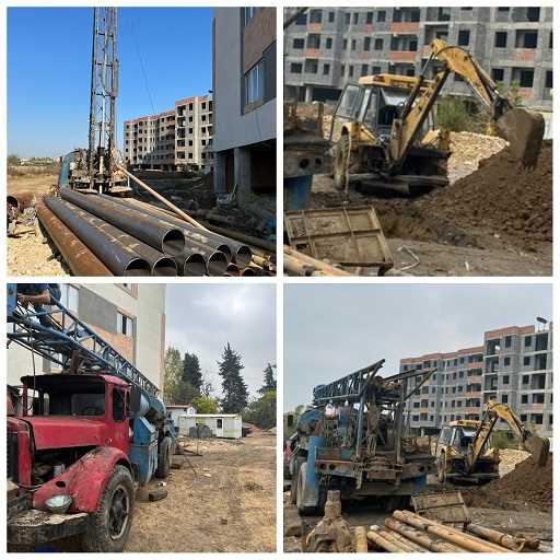 حفر یک حلقه چاه در عالیواک ساری با دبی ۳۰ لیتر در ثانیه