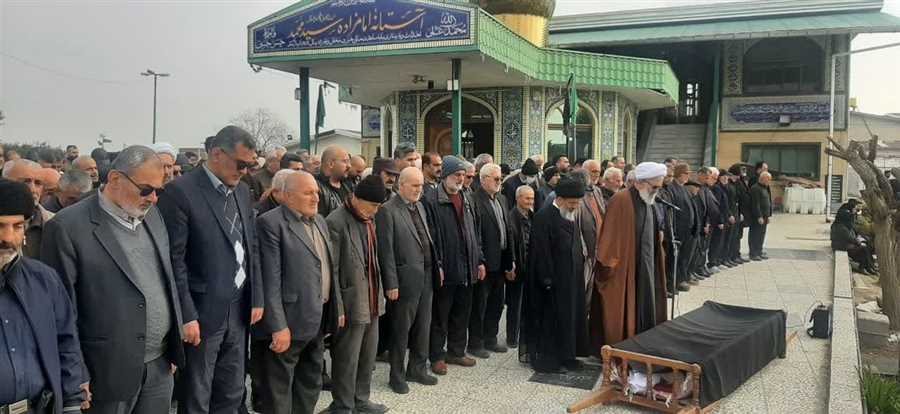 آسمانی شدن مادر شهید قادری در جویبار 