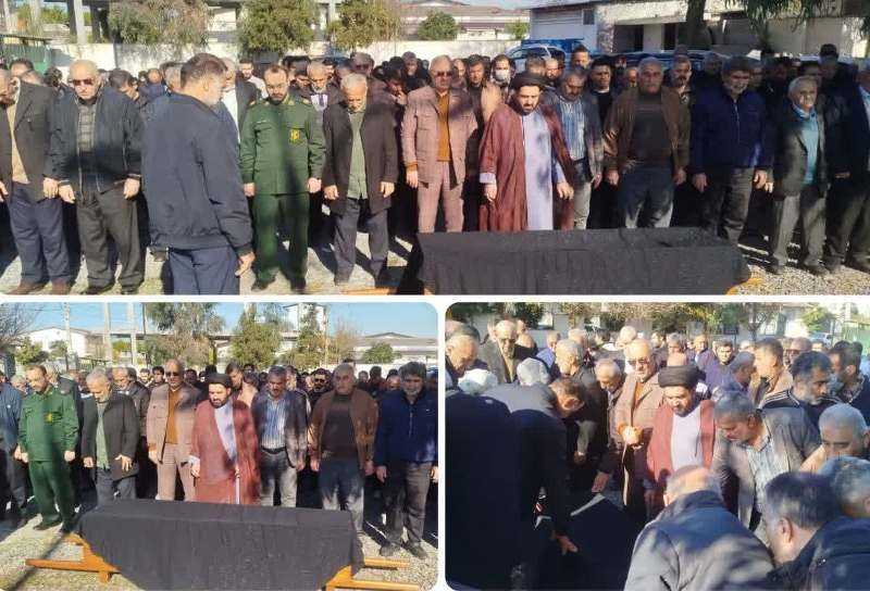 آسمانی شدن مادر شهید ناصری در بابلسر 