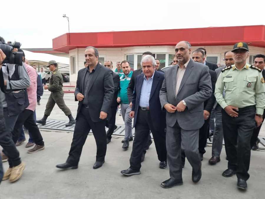 بازدید وزیر جهاد کشاورزی از کارخانه شالیکوبی صنایع غذایی پردیس واقع در شهرک صنعتی جویبار