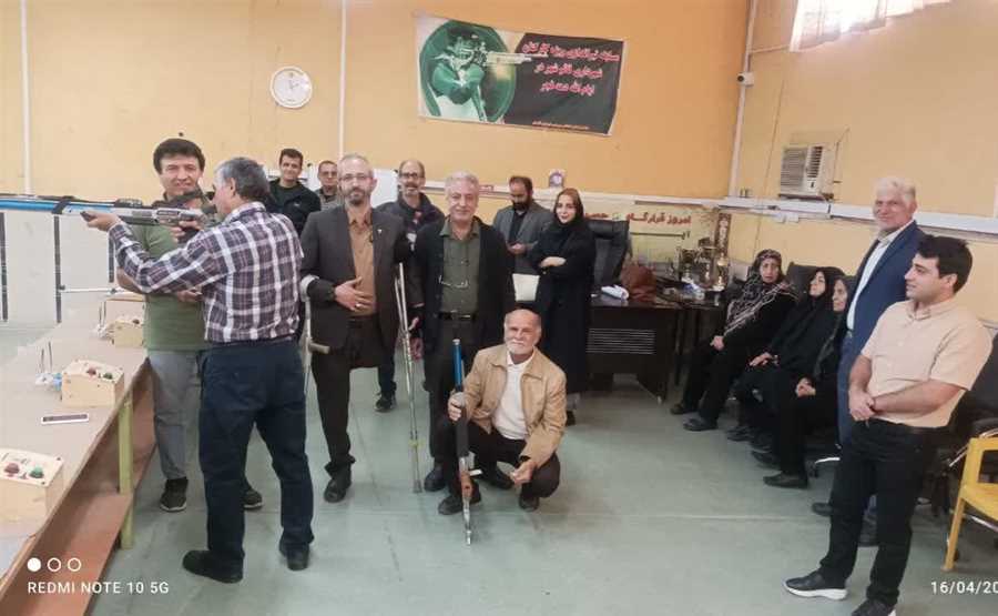 رقابت خانواده‌های ایثارگر قائم‌شهر در تیراندازی